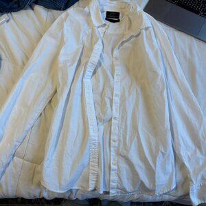 J Crew White Button Up